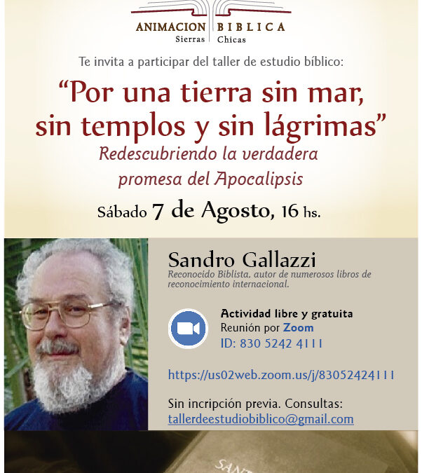 Por una tierra sin mar, sin templos y sin lagrimas.