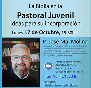 La Biblia en la Pastoral Juvenil