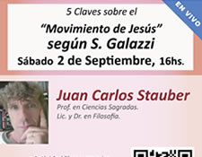 5 claves sobre el Movimiento de Jesús según S. Galazzi